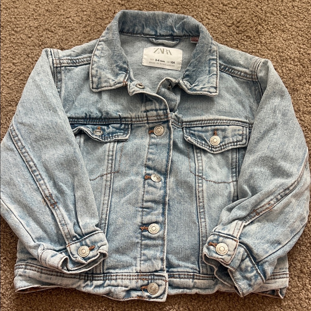 Zara Blue Denim Jacket